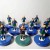 Subbuteo Andrew Table Soccer Newcastle United 1997-98 away on Classic Hasbro Bases